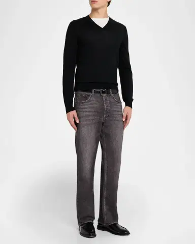 rag & bone Men's Fit 4 Miramar Denim Effect Five-Pocket Pants | Thumbnail 2 rag & bone Men's Fit 4 Miramar Denim Effect Five-Pocket Pants | Thumbnail 2