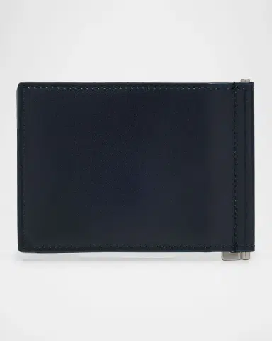 Saint Laurent Men's Paris Bill Clip Wallet in Grain de Poudre Leather | Thumbnail 3