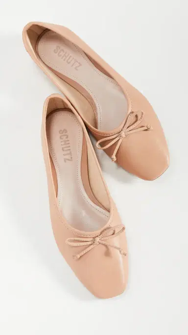 Schutz Arissa Flats Tan/Honey Beige | Thumbnail 2