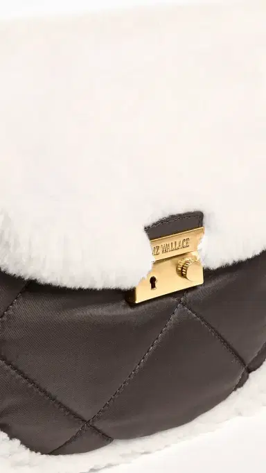 MZ Wallace Crosby Lock Saddle Bag Shearling/Walnut One Size | Thumbnail 6 MZ Wallace Crosby Lock Saddle Bag Shearling/Walnut One Size | Thumbnail 6