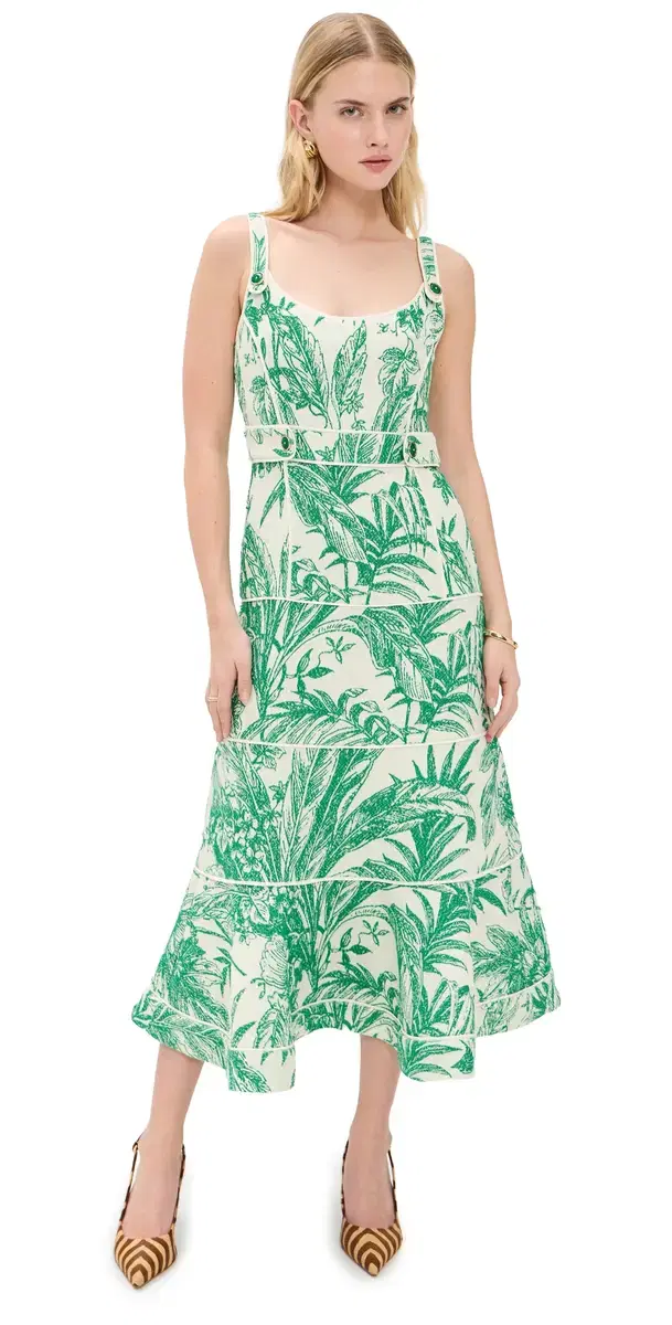 Kayleen Dress Verde Palm