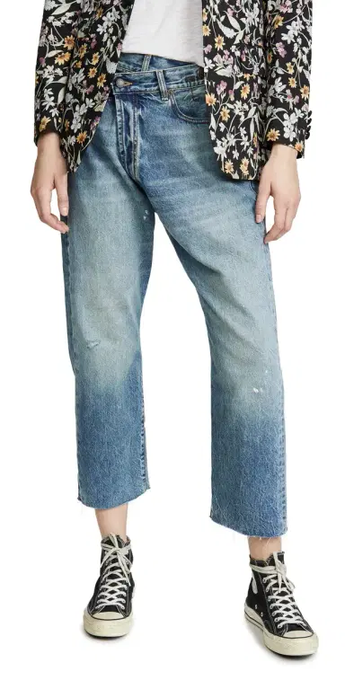 R13 Crossover Jeans Jasper Blue | Thumbnail 1 R13 Crossover Jeans Jasper Blue | Thumbnail 1