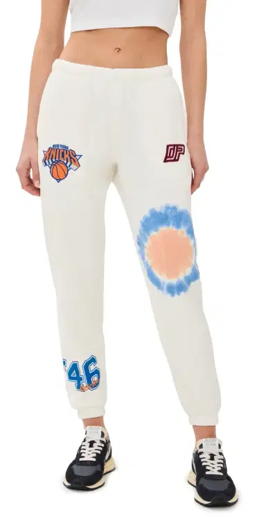 DANNIJOPRO NY Knicks Bullseye Sweatpants White | Thumbnail 1
