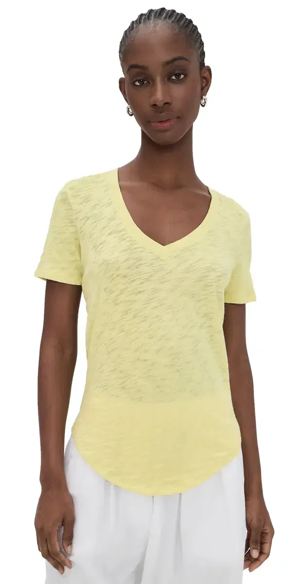 ATM Anthony Thomas Melillo Classic Tee ellow Yellow
