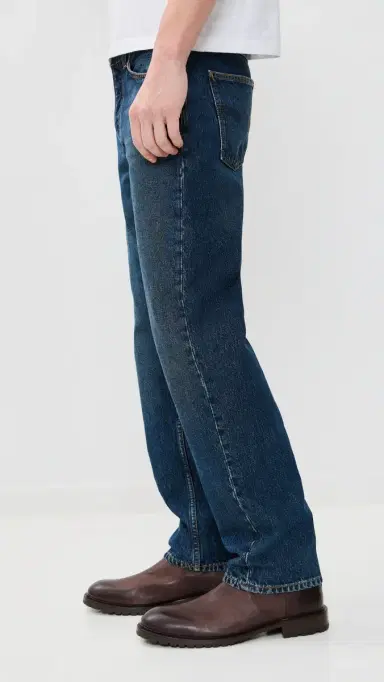 Nudie Jeans Rad Rufus Relaxed Straight Jeans Blue Soil | Thumbnail 4 Nudie Jeans Rad Rufus Relaxed Straight Jeans Blue Soil | Thumbnail 4