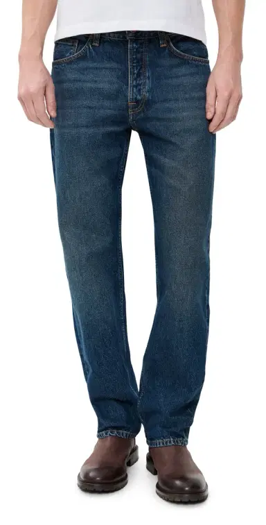 Nudie Jeans Rad Rufus Relaxed Straight Jeans Blue Soil | Thumbnail 1 Nudie Jeans Rad Rufus Relaxed Straight Jeans Blue Soil | Thumbnail 1