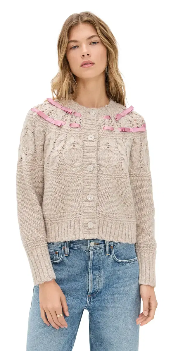 Clementian Cardigan Oatmeal Melange