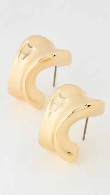 Jenny Bird Chunky Doune Hoops High Polish | Thumbnail 2