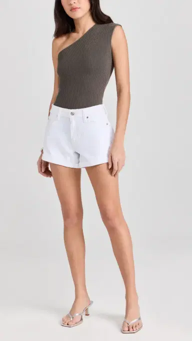 PAIGE Dylan Shorts Lived in Crisp White 32 | Thumbnail 5 PAIGE Dylan Shorts Lived in Crisp White 32 | Thumbnail 5