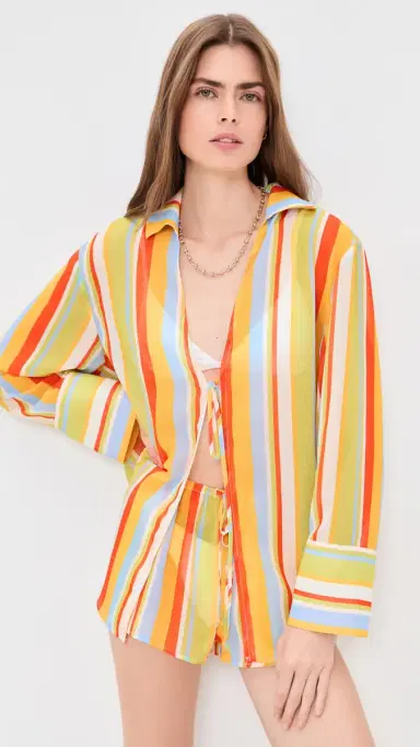 Solid & Striped The Jaclyn Coverup Tunic St. Barths Stripe M | Thumbnail 2 Solid & Striped The Jaclyn Coverup Tunic St. Barths Stripe M | Thumbnail 2