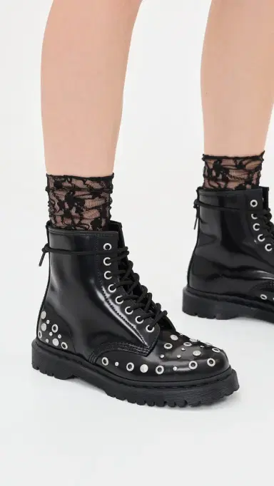 Dr. Martens 1460 8-Eye Hardware Boots Black | Thumbnail 3