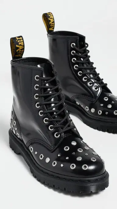 Dr. Martens 1460 8-Eye Hardware Boots Black | Thumbnail 5