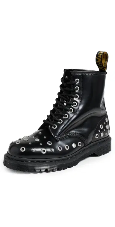 Dr. Martens 1460 8-Eye Hardware Boots Black | Thumbnail 1