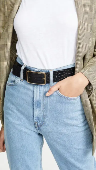 B-Low The Belt Milla Croc Belt Black | Thumbnail 3