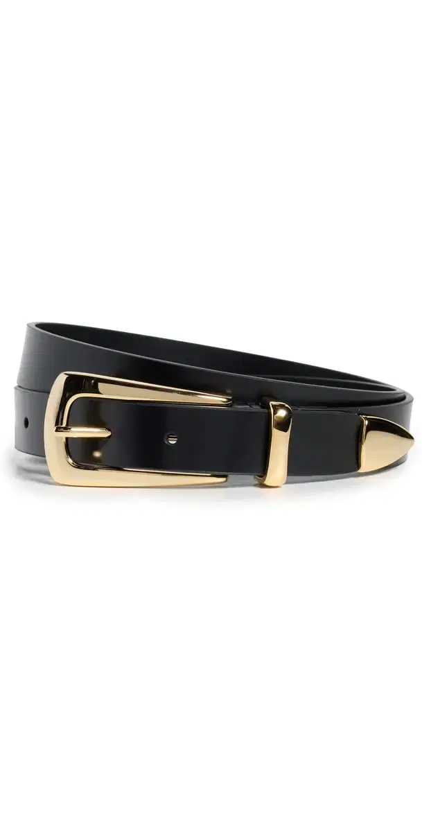 Favorite Daughter The tatement Belt Black/Gold