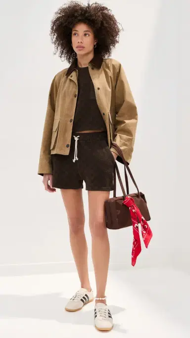 State & Lake Sofia Cropped Top Chocolate | Thumbnail 5 State & Lake Sofia Cropped Top Chocolate | Thumbnail 5