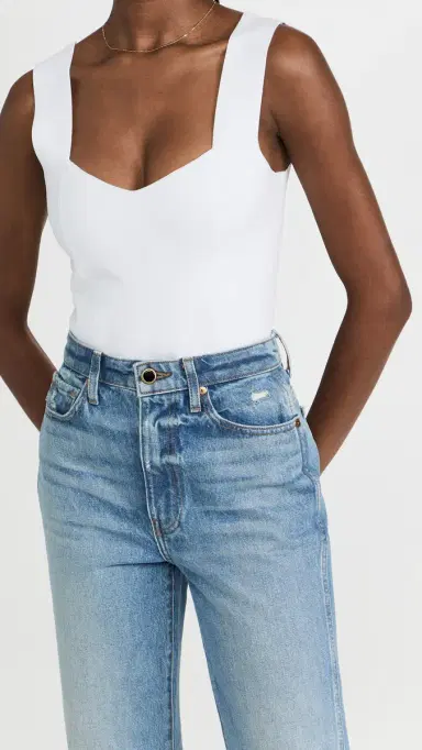 A.L.C. A.L.C. Jordana Crop Top White | Thumbnail 2