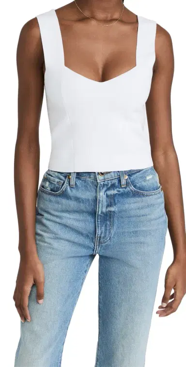A.L.C. A.L.C. Jordana Crop Top White | Thumbnail 1