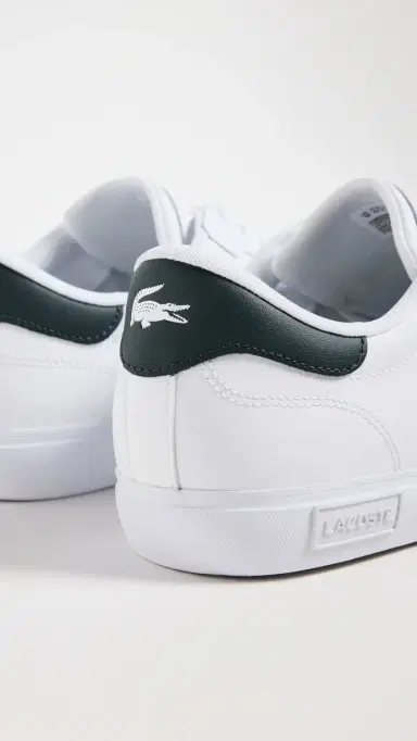 Lacoste Powercourt Sneakers White/Dark Green 9 | Thumbnail 3 Lacoste Powercourt Sneakers White/Dark Green 9 | Thumbnail 3