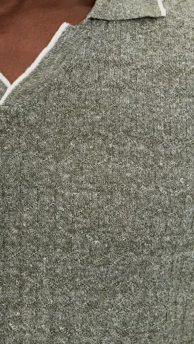 FEDELI Poldo Irlanda Cotton Linen Polo | Thumbnail 6 FEDELI Poldo Irlanda Cotton Linen Polo | Thumbnail 6