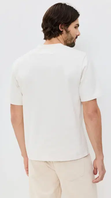 Wax London Dean Tee Ecru L | Thumbnail 3