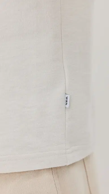 Wax London Dean Tee Ecru L | Thumbnail 6