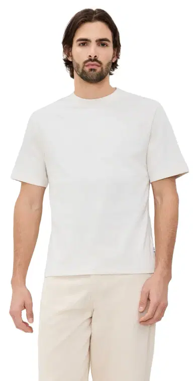 Wax London Dean Tee Ecru L | Thumbnail 1