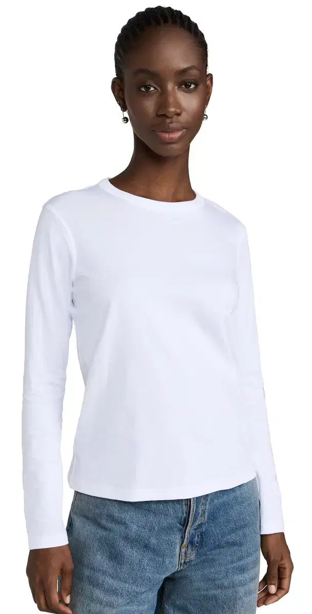 Sold Out NYC The Long leeve Perfect Tee in White White
