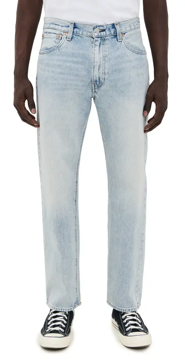 Levi's 555 Relaxed Straight Jeans Baby Blue Essentials