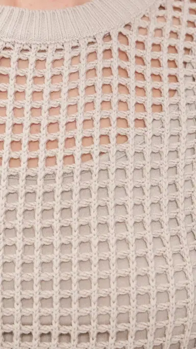 Splendid Camellia Sweater Tank Top Fawn M | Thumbnail 6