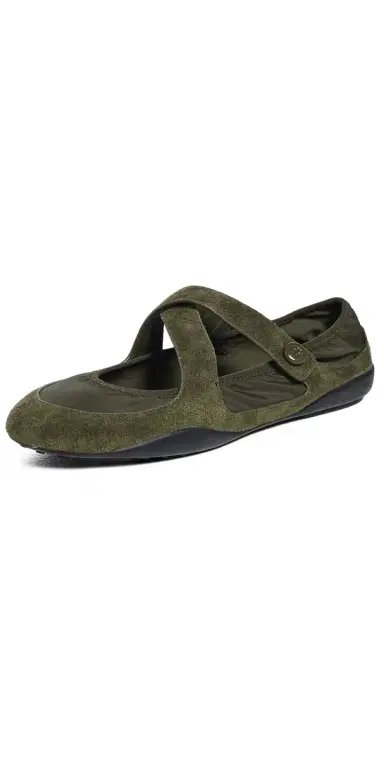 Tory Burch Romy Sport Mary Janes Dark Ivy 6 | Thumbnail 1 Tory Burch Romy Sport Mary Janes Dark Ivy 6 | Thumbnail 1