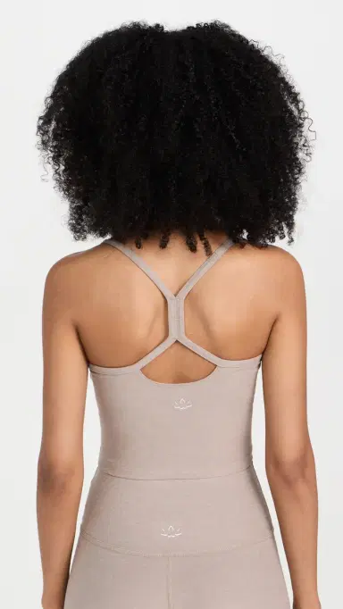 Beyond Yoga Spacedye Slim Racerback Cropped Tank Birch Heather | Thumbnail 3 Beyond Yoga Spacedye Slim Racerback Cropped Tank Birch Heather | Thumbnail 3