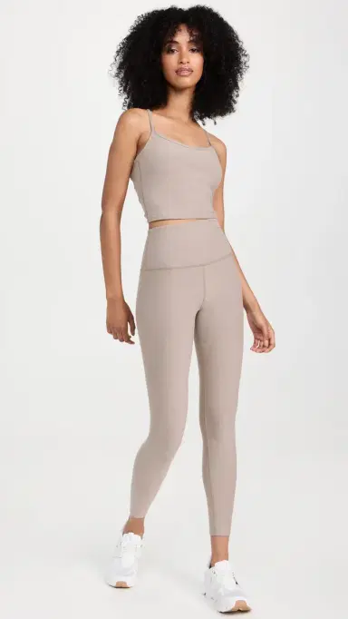 Beyond Yoga Spacedye Slim Racerback Cropped Tank Birch Heather | Thumbnail 5 Beyond Yoga Spacedye Slim Racerback Cropped Tank Birch Heather | Thumbnail 5