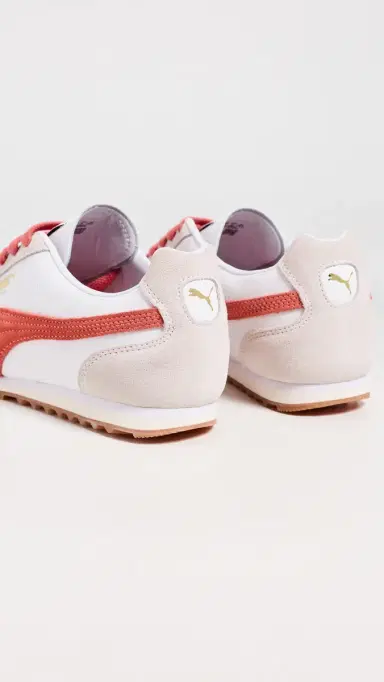 Puma Arizona Retro Sneakers White/Red Glamour/Gum | Thumbnail 4