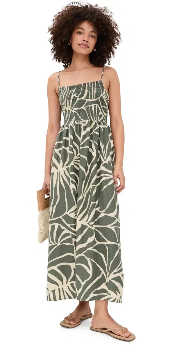 Bayside Tova Dress Tea eaf