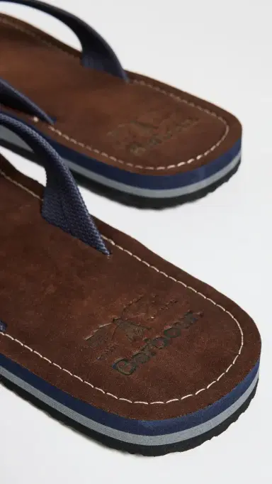 Barbour Toeman Beach Sandals Navy 9 | Thumbnail 3