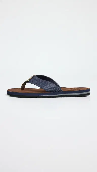 Barbour Toeman Beach Sandals Navy 9 | Thumbnail 6