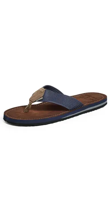 Barbour Toeman Beach Sandals Navy 9 | Thumbnail 1
