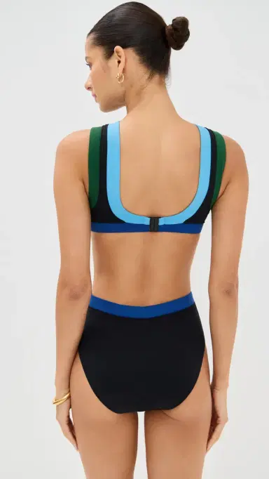 Staud Dolce One Piece Black Colorblock L | Thumbnail 4 Staud Dolce One Piece Black Colorblock L | Thumbnail 4