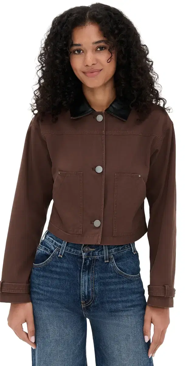 LE BOP Harriet Cropped Jacket Chocolate