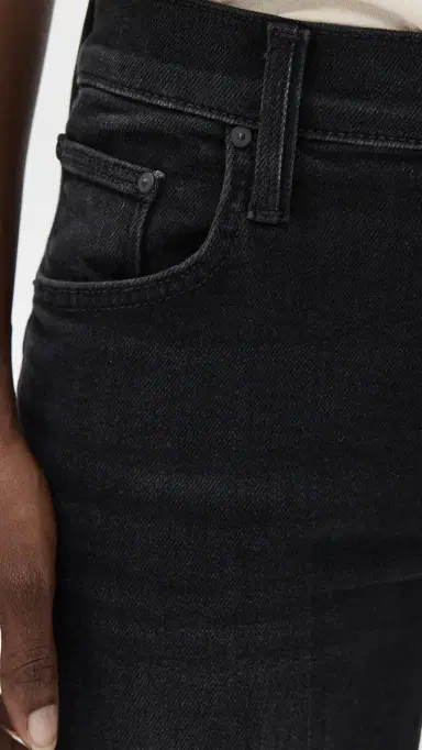 Mother The Mid Rise Rambler Zip Flood Jeans Spiked Hair Art Flair | Thumbnail 6