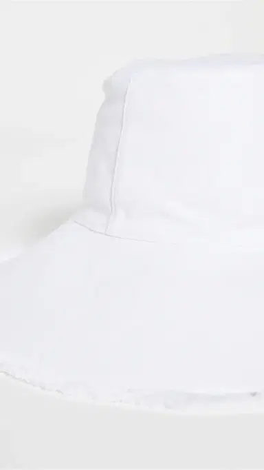 Hat Attack Packable Canvas Hat Solid White One Size | Thumbnail 3