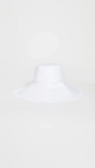 Hat Attack Packable Canvas Hat Solid White One Size | Thumbnail 4