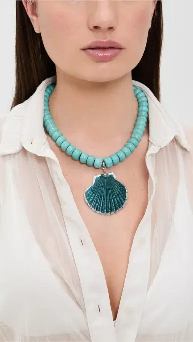 Julietta Azul Necklace Azul One Size | Thumbnail 3 Julietta Azul Necklace Azul One Size | Thumbnail 3