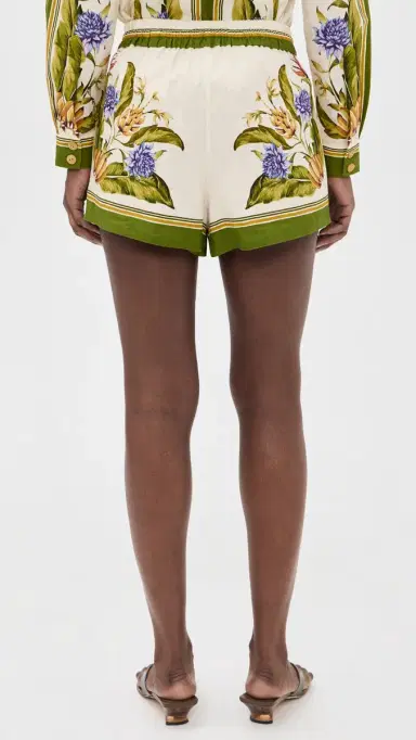 FARM Rio Tropical inen Shorts Tropical Scarf Sand | Thumbnail 3 FARM Rio Tropical inen Shorts Tropical Scarf Sand | Thumbnail 3