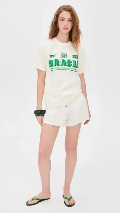 Made Some Sportswear Brasil Tee Green/Off White M | Thumbnail 5