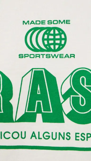 Made Some Sportswear Brasil Tee Green/Off White M | Thumbnail 6