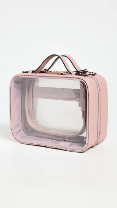 CALPAK Medium Clear Cosmetics Case Mauve | Thumbnail 3 CALPAK Medium Clear Cosmetics Case Mauve | Thumbnail 3
