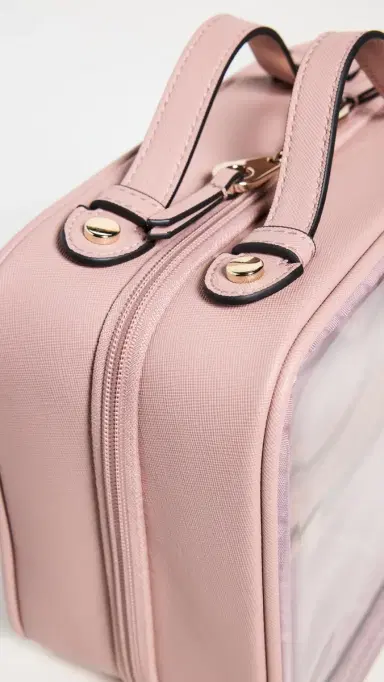 CALPAK Medium Clear Cosmetics Case Mauve | Thumbnail 4 CALPAK Medium Clear Cosmetics Case Mauve | Thumbnail 4