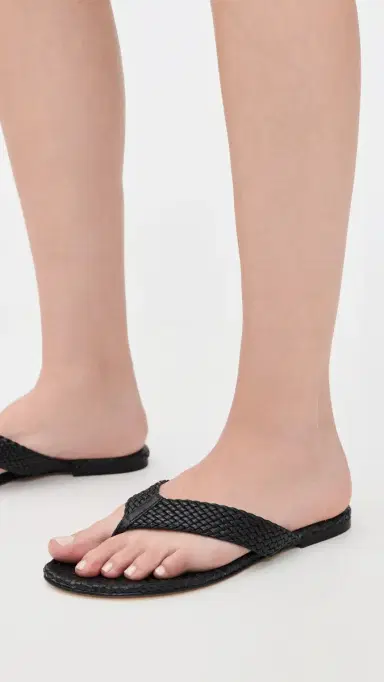 Vince Lotus Sandals Black | Thumbnail 3 Vince Lotus Sandals Black | Thumbnail 3